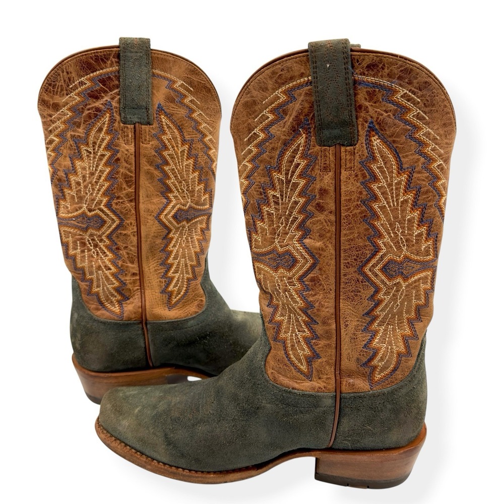 Ariat Futurity Showman Western Boots Square Toe Leather Men's Size 8.5 EE